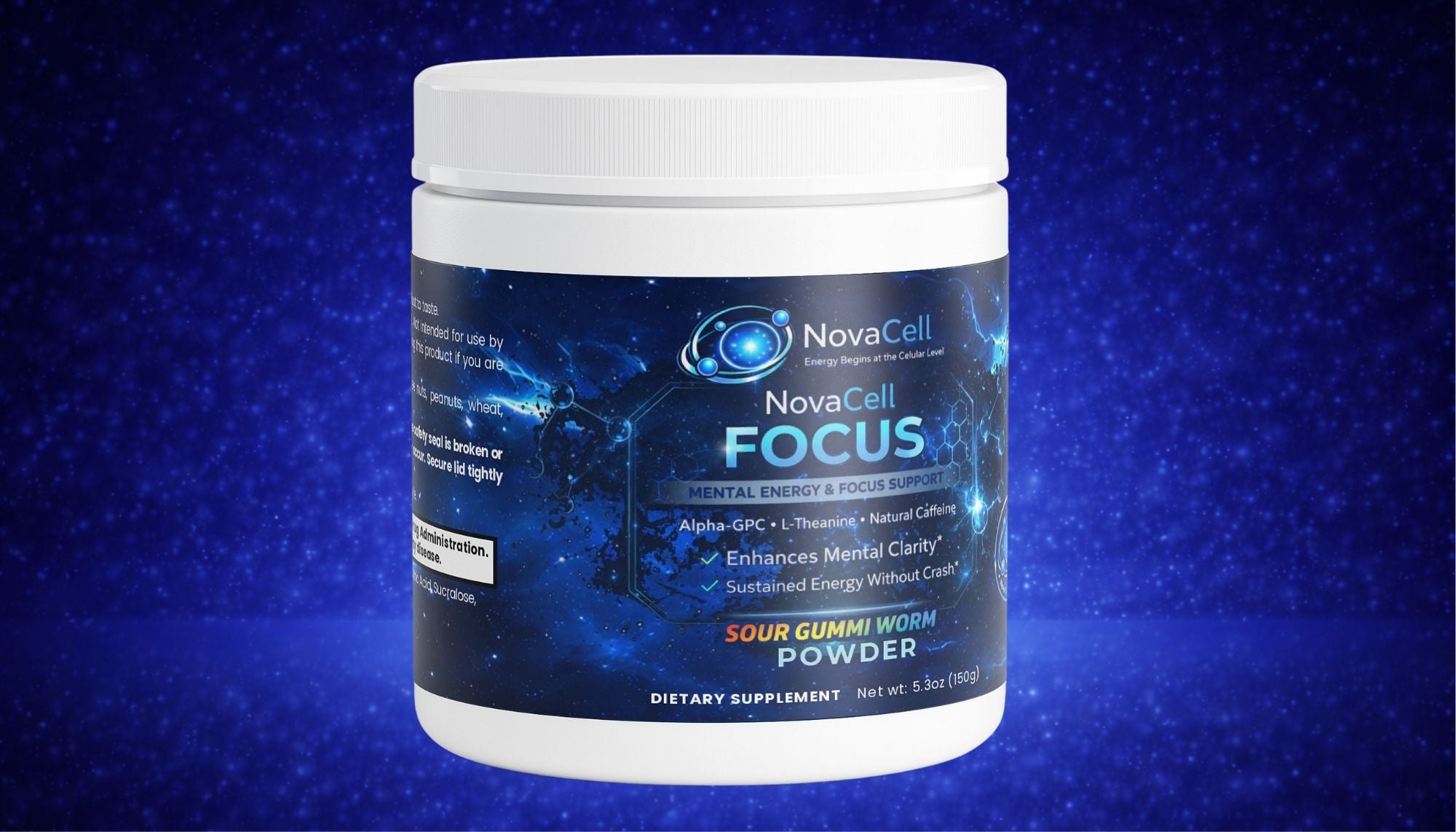 NovaCell Focus Powder (Sour Gummi Worm)